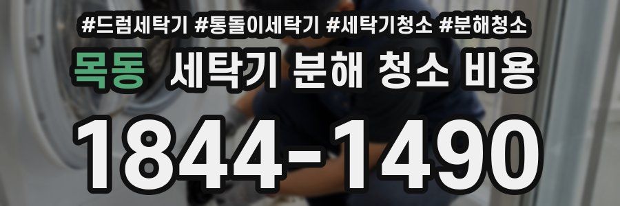 목동 세탁기 분해 청소 비용