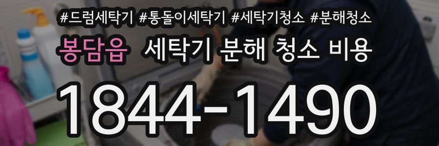 봉담읍 세탁기 분해 청소 비용
