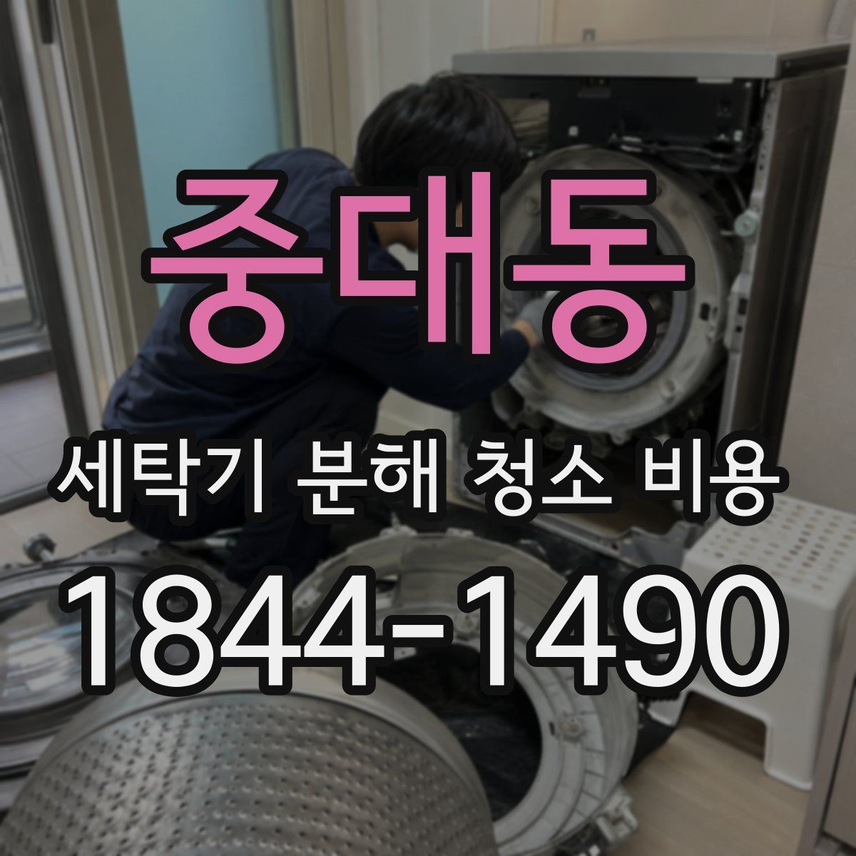 중대동 세탁기 분해 청소 비용