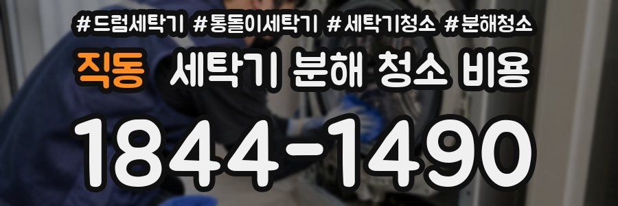 직동 세탁기 분해 청소 비용