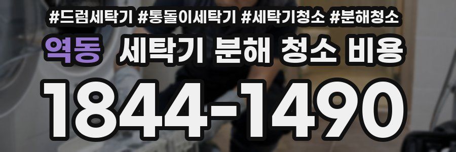 역동 세탁기 분해 청소 비용