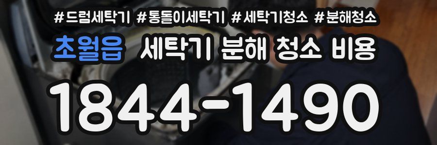 초월읍 세탁기 분해 청소 비용