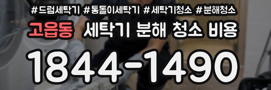 고읍동 세탁기 분해 청소 비용