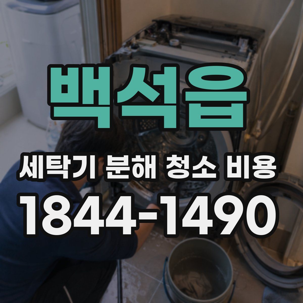 백석읍 세탁기 분해 청소 비용