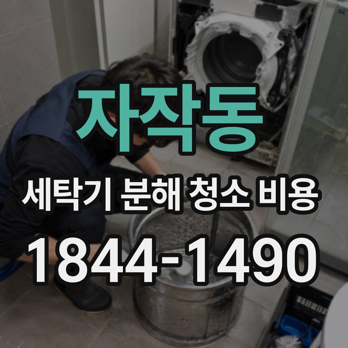 자작동 세탁기 분해 청소 비용