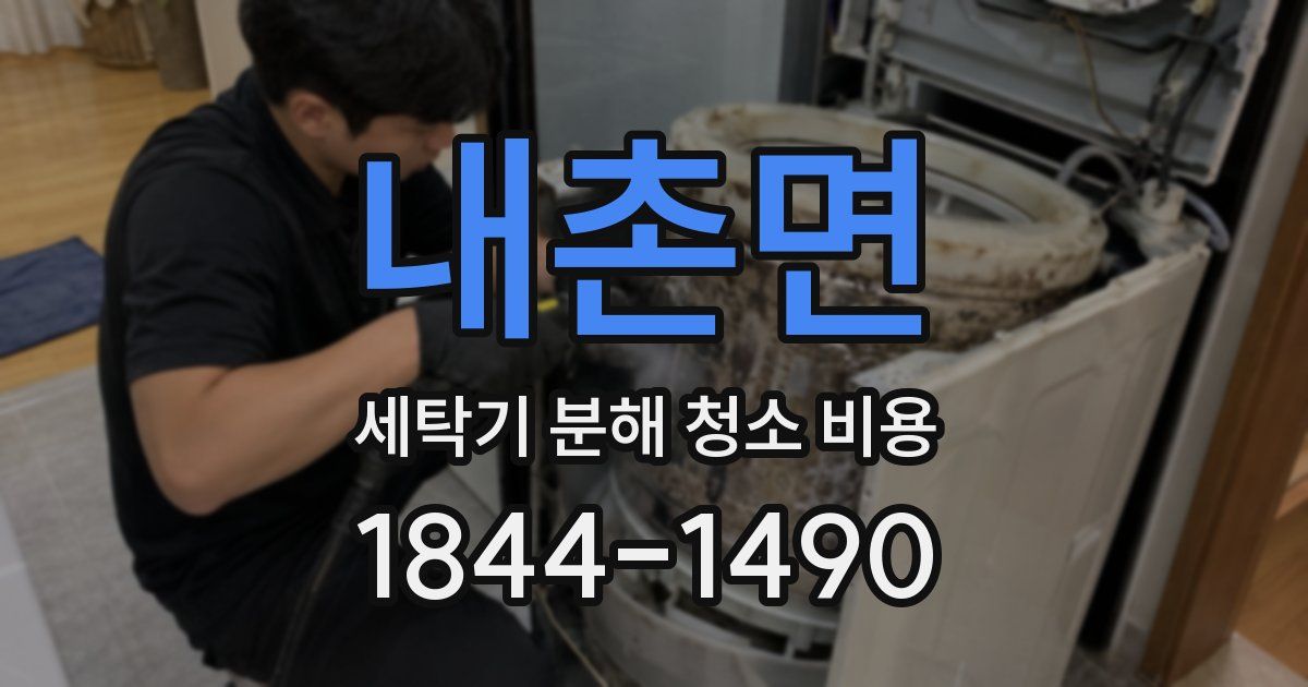 내촌면 세탁기 분해 청소 비용