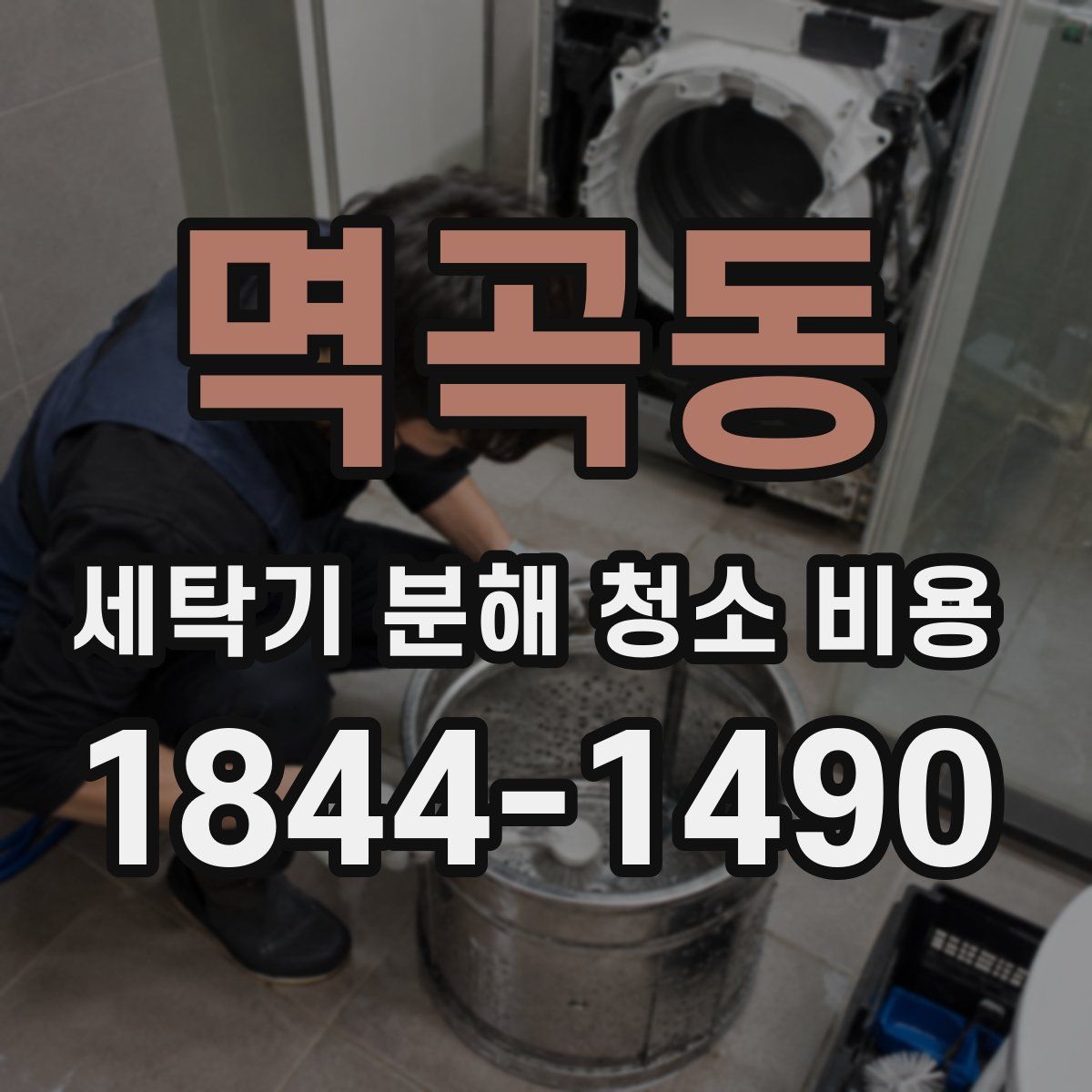 멱곡동 세탁기 분해 청소 비용