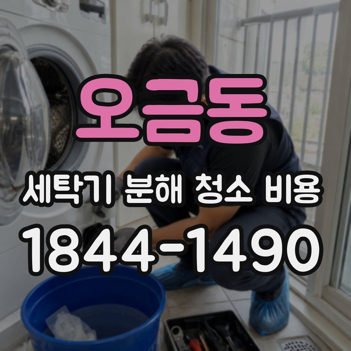 오금동 세탁기 분해 청소 비용