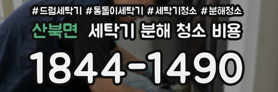 산북면 세탁기 분해 청소 비용