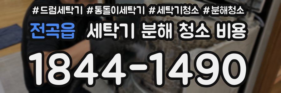 전곡읍 세탁기 분해 청소 비용
