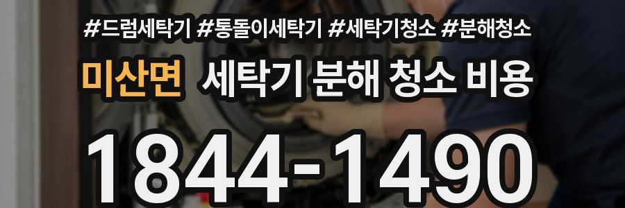 미산면 세탁기 분해 청소 비용