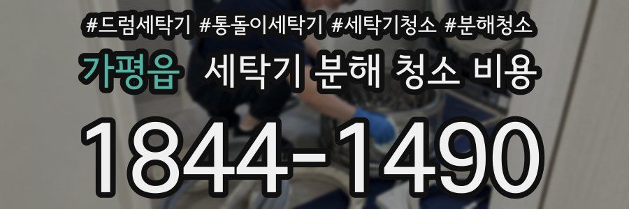 가평읍 세탁기 분해 청소 비용