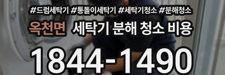 옥천면 세탁기 분해 청소 비용