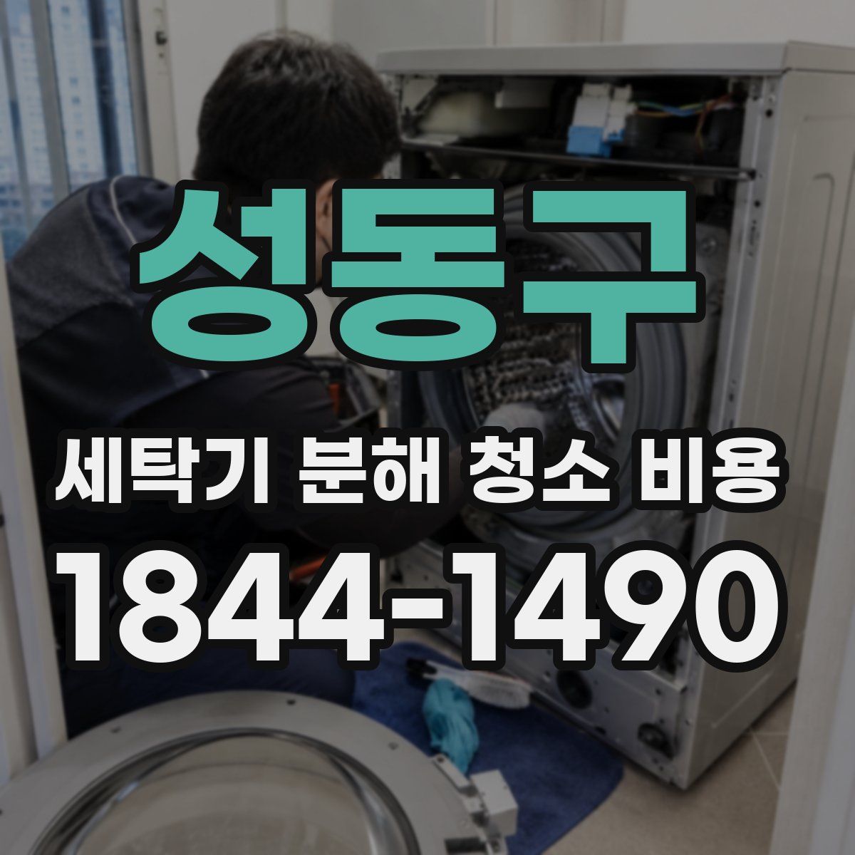 성동구 세탁기 분해 청소 비용