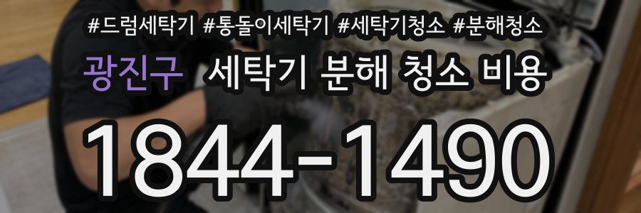 광진구 세탁기 분해 청소 비용