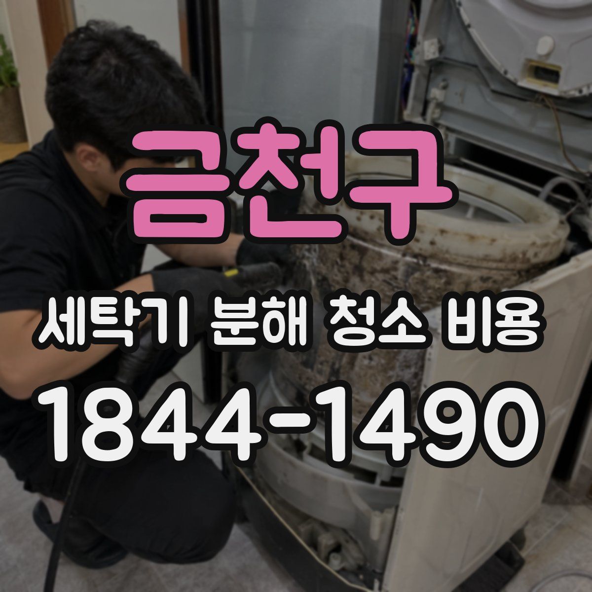 금천구 세탁기 분해 청소 비용