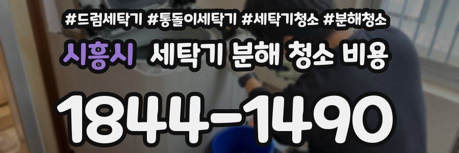 시흥시 세탁기 분해 청소 비용