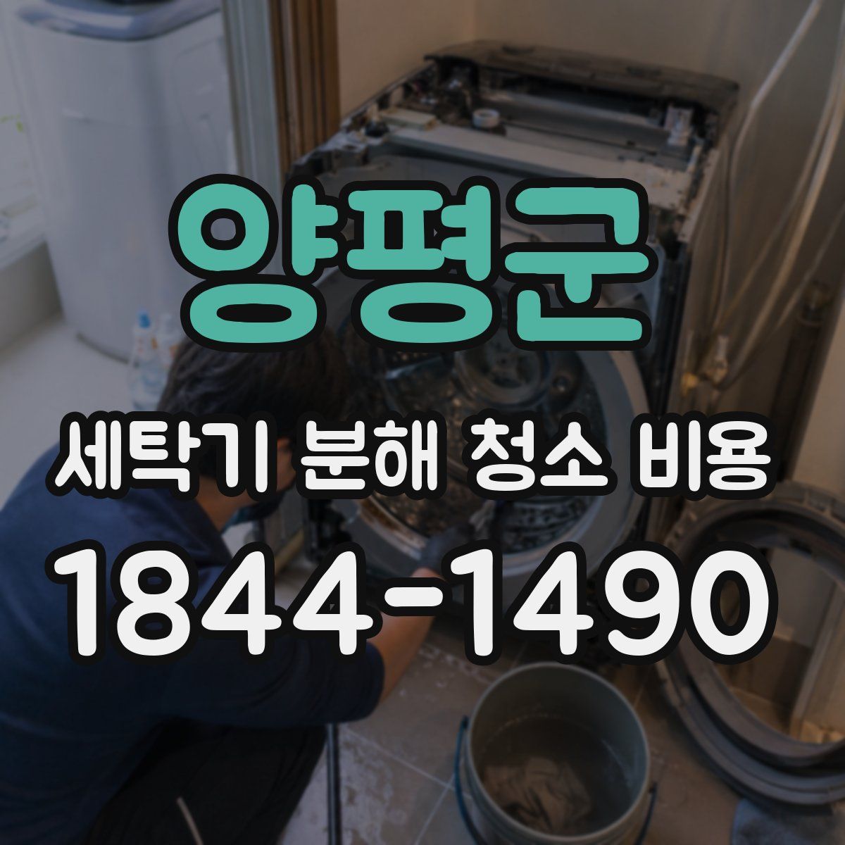 양평군 세탁기 분해 청소 비용