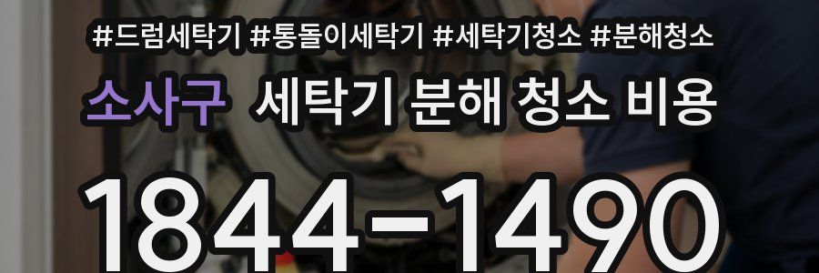 소사구 세탁기 분해 청소 비용