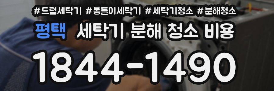 평택 세탁기 분해 청소 비용
