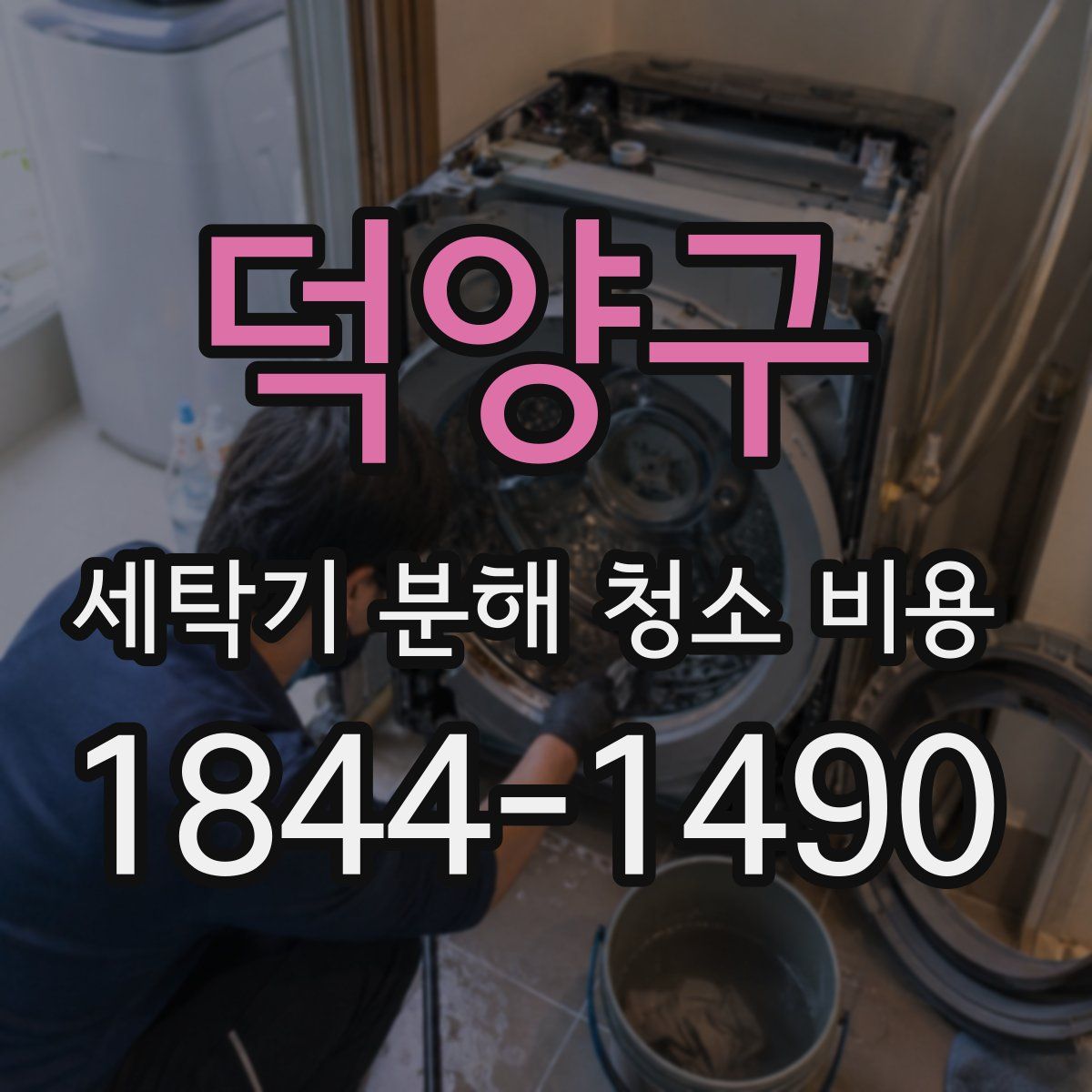 덕양구 세탁기 분해 청소 비용