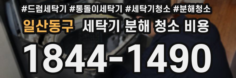 일산동구 세탁기 분해 청소 비용