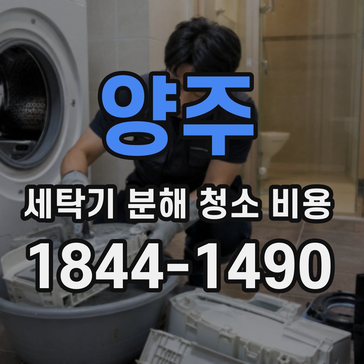 양주 세탁기 분해 청소 비용