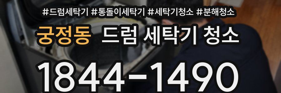 궁정동 드럼 세탁기 청소