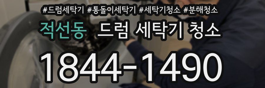 적선동 드럼 세탁기 청소