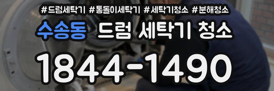 수송동 드럼 세탁기 청소