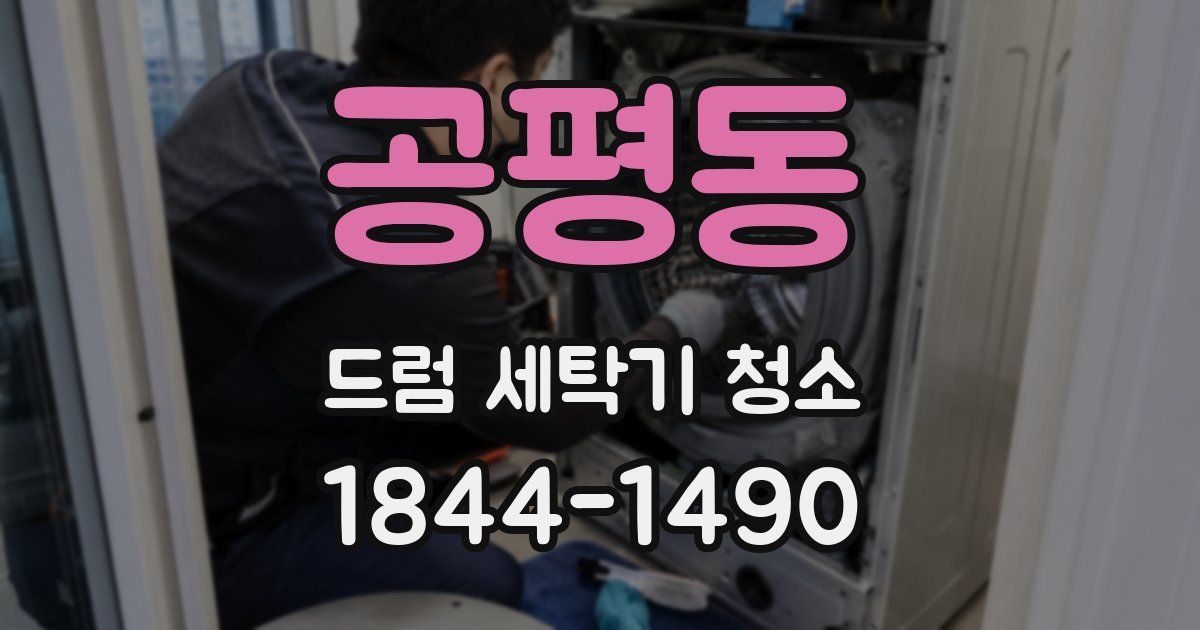 공평동 드럼 세탁기 청소