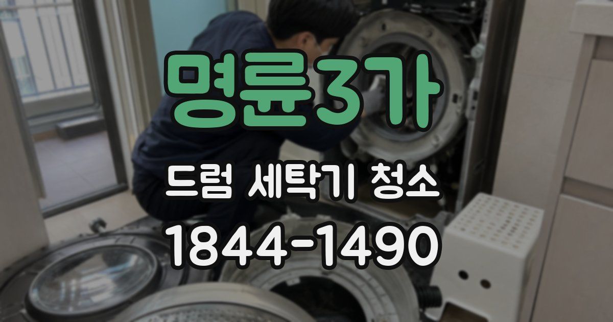 명륜3가 드럼 세탁기 청소
