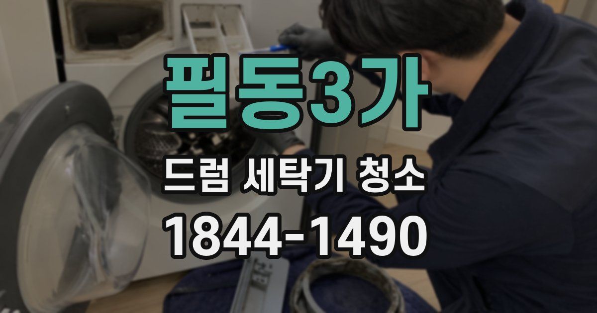 필동3가 드럼 세탁기 청소