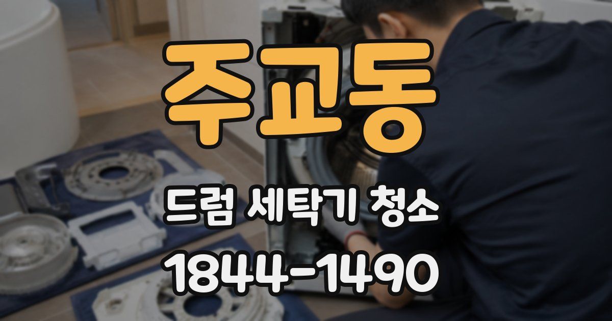 주교동 드럼 세탁기 청소