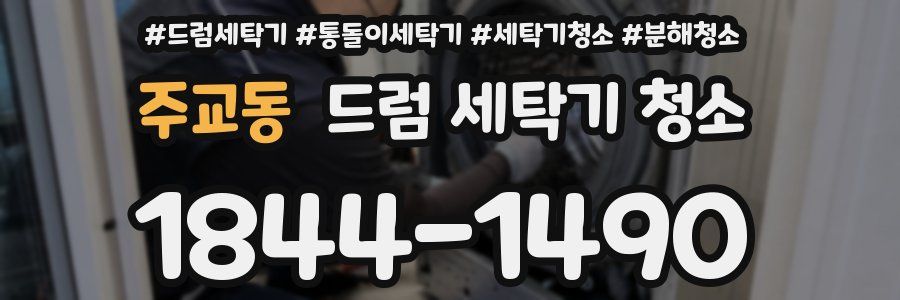 주교동 드럼 세탁기 청소