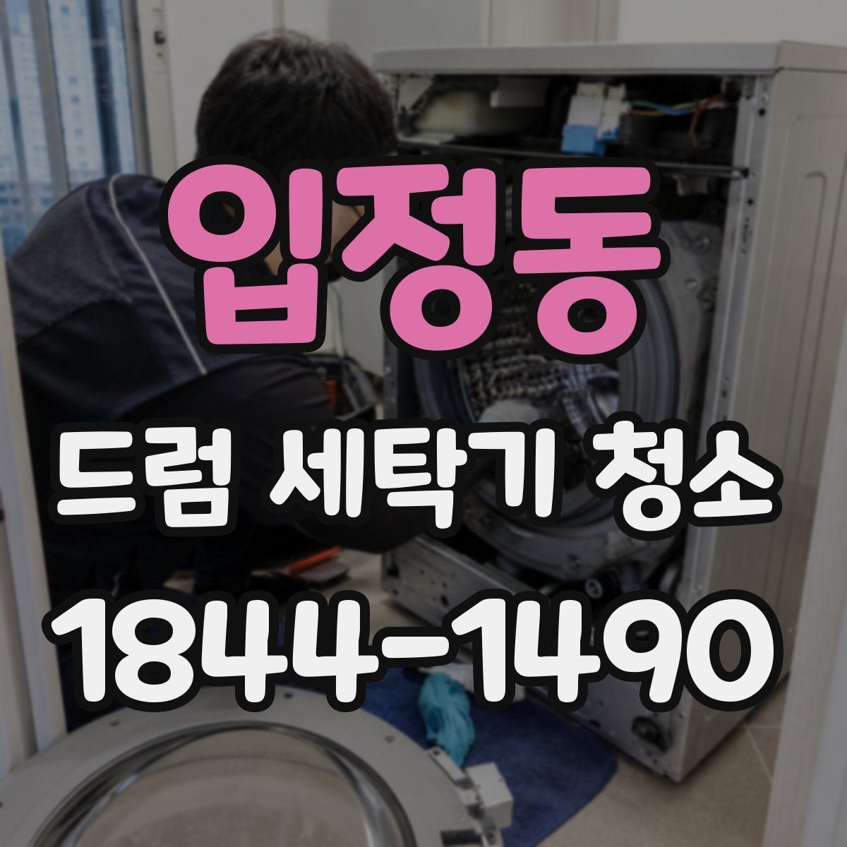 입정동 드럼 세탁기 청소