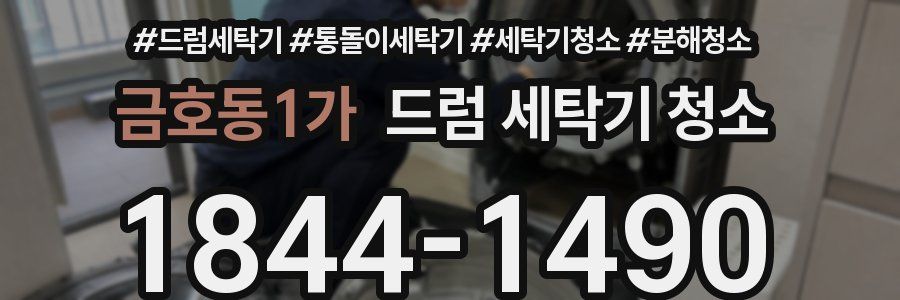 금호동1가 드럼 세탁기 청소