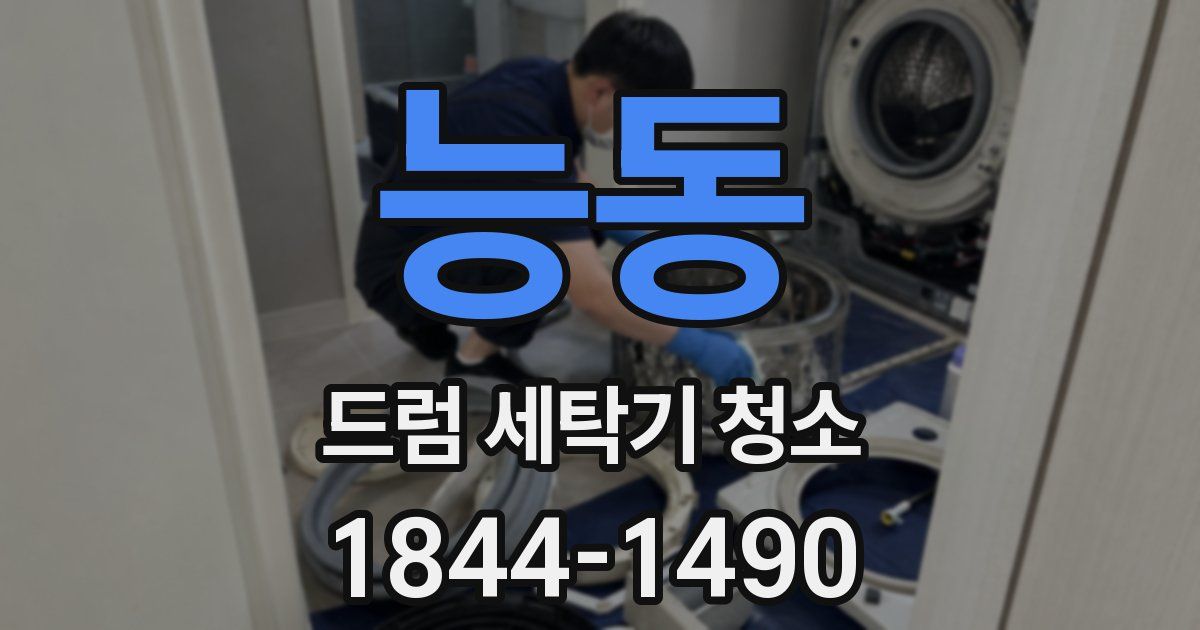 능동 드럼 세탁기 청소