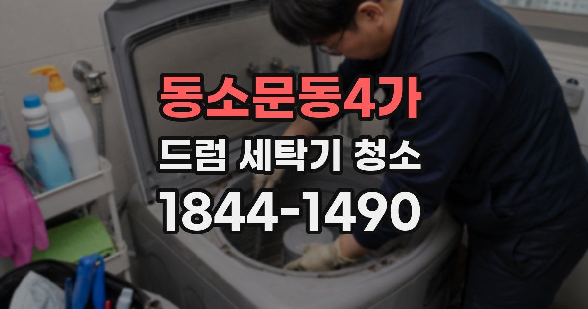 동소문동4가 드럼 세탁기 청소