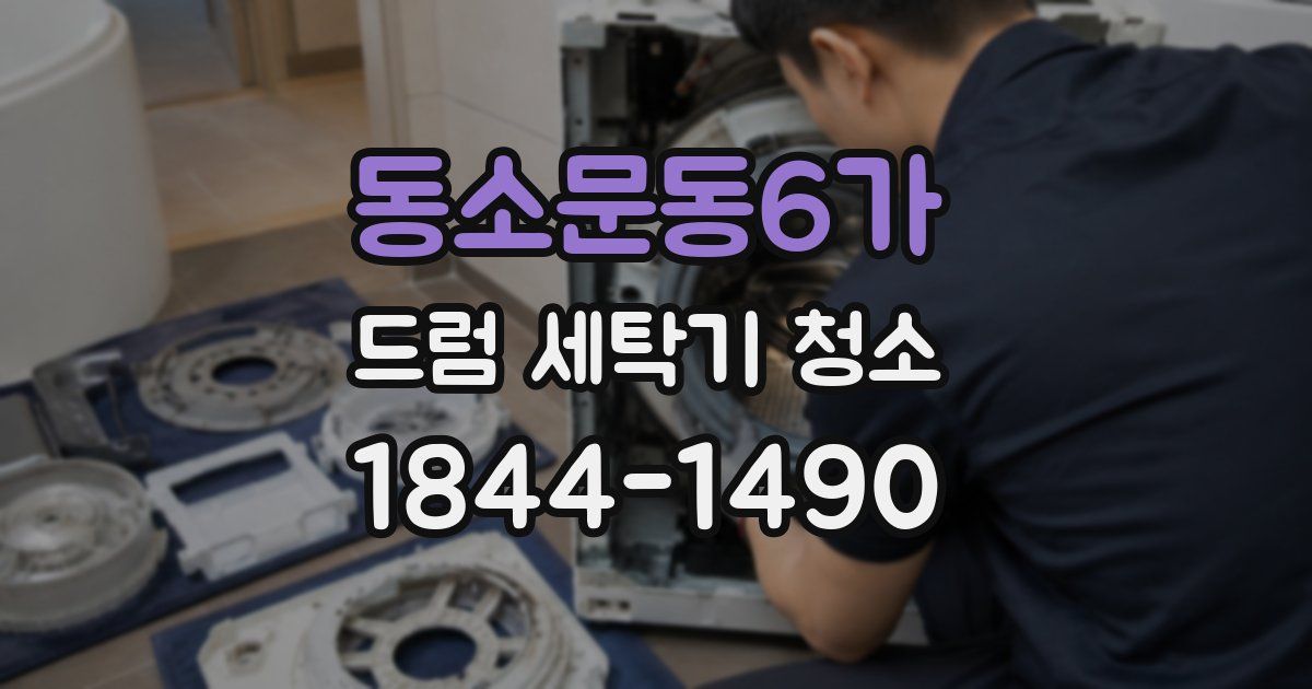 동소문동6가 드럼 세탁기 청소