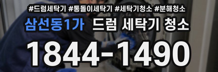 삼선동1가 드럼 세탁기 청소