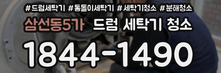 삼선동5가 드럼 세탁기 청소
