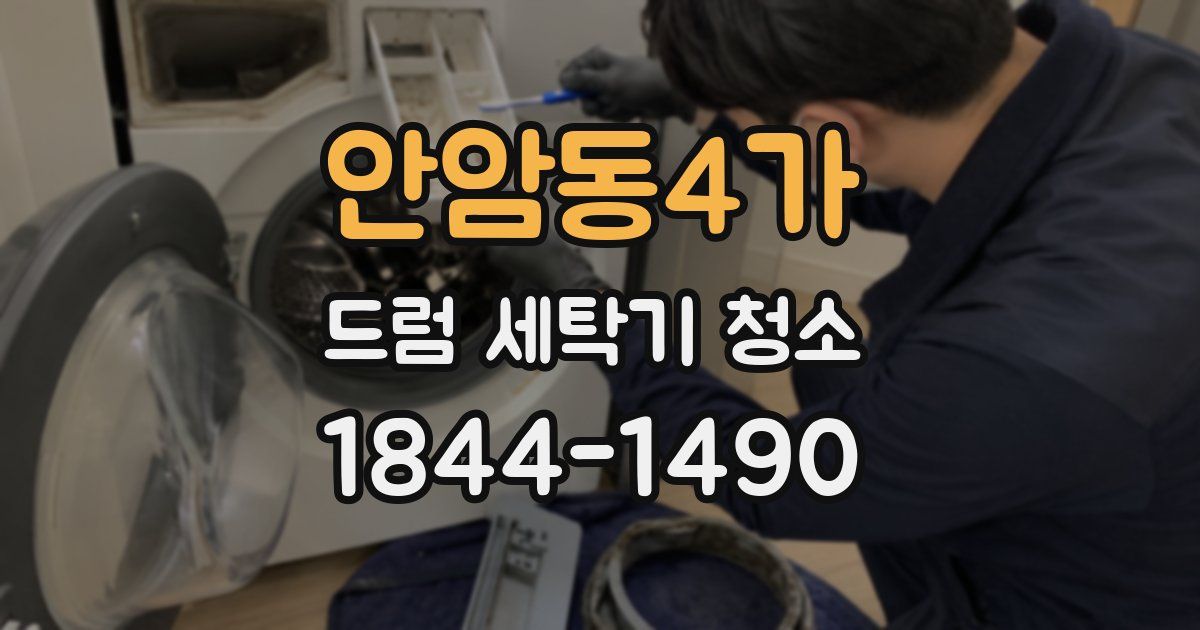 안암동4가 드럼 세탁기 청소