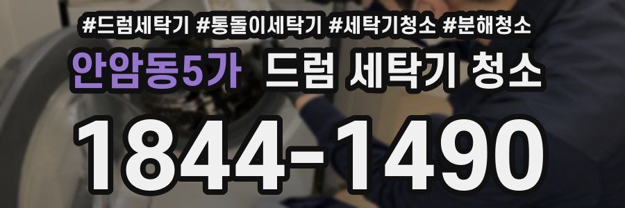 안암동5가 드럼 세탁기 청소