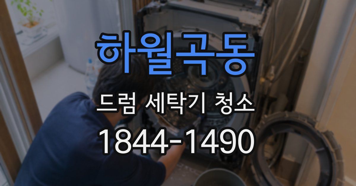하월곡동 드럼 세탁기 청소