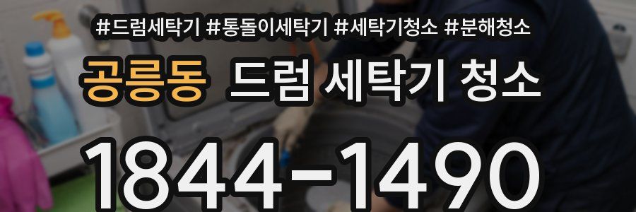 공릉동 드럼 세탁기 청소