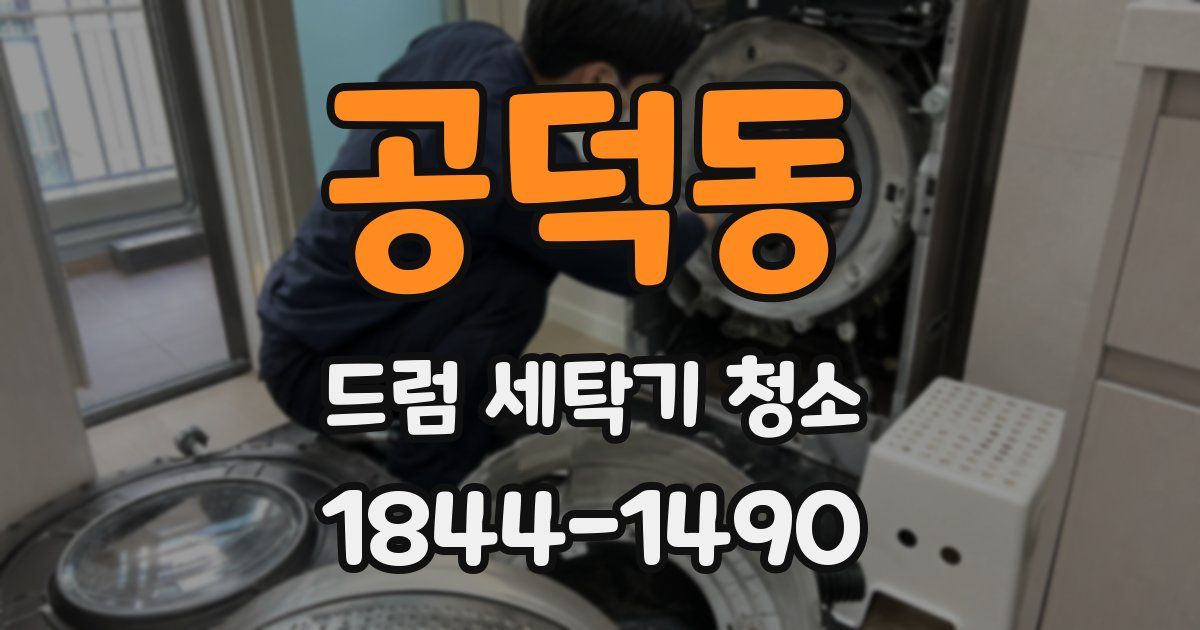 공덕동 드럼 세탁기 청소