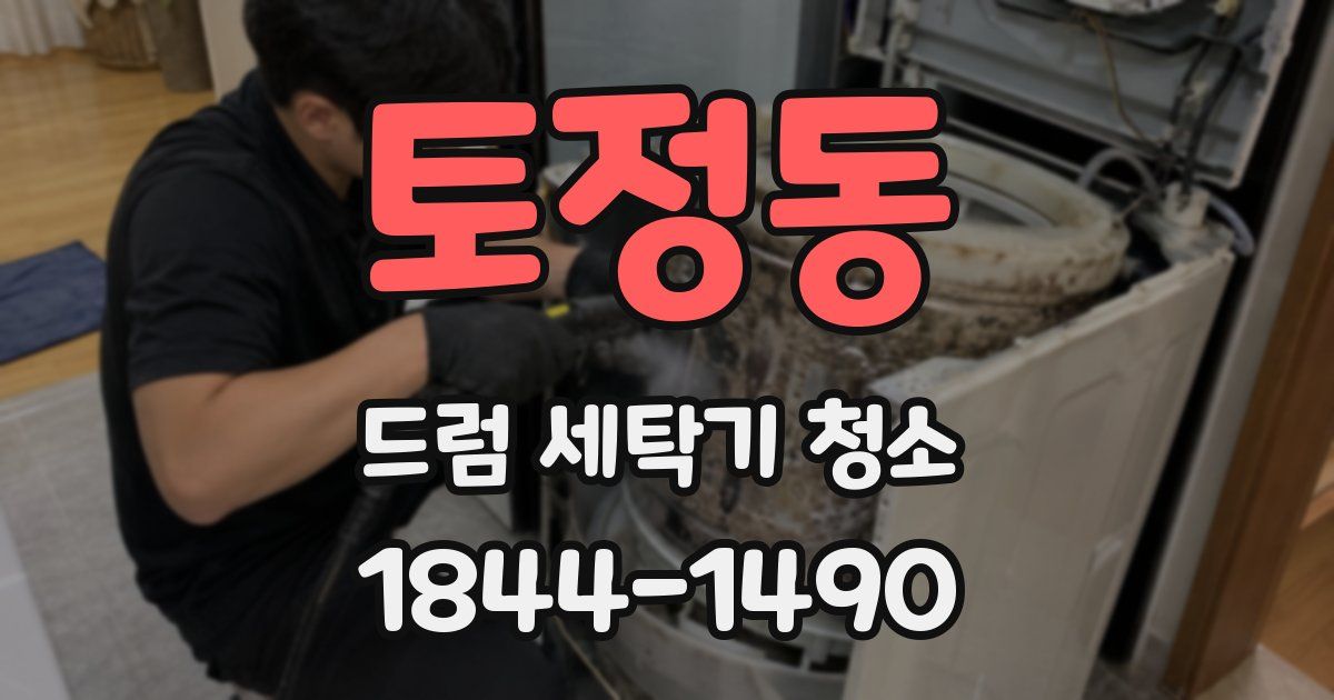 토정동 드럼 세탁기 청소