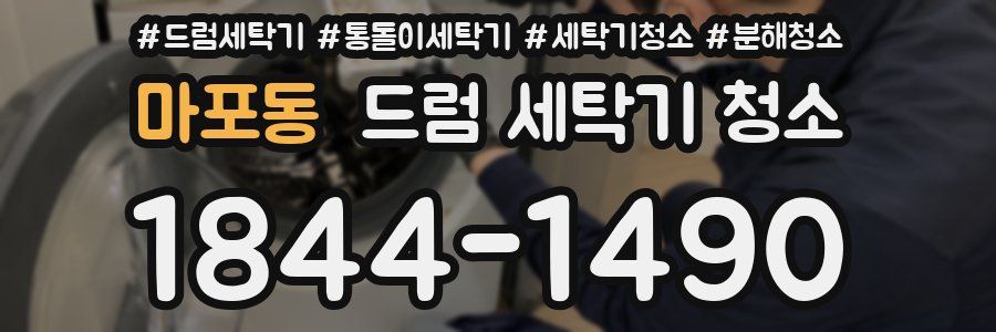 마포동 드럼 세탁기 청소