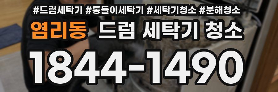 염리동 드럼 세탁기 청소